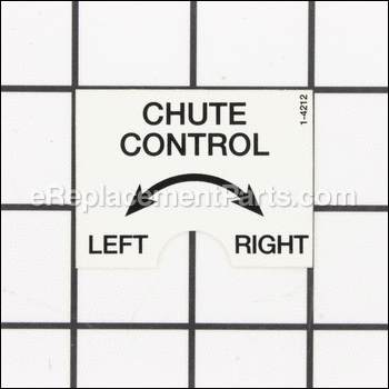 Decal, Chute Control - 7014630YP:Snapper