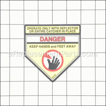 Decal-danger - 93-1122:Toro