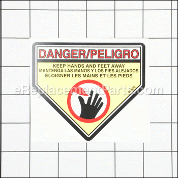 Decal-danger - 94-8072:Toro