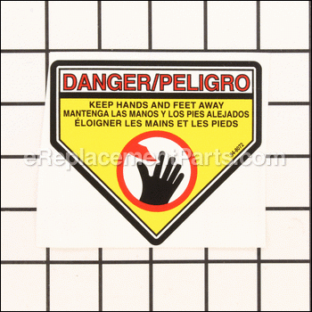 Decal-danger - 94-8072:Toro