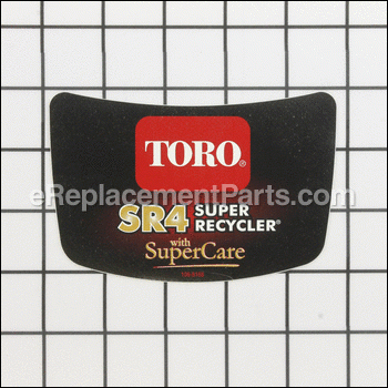 Decal-supercare - 108-8168:Toro