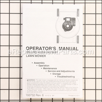 Operators Manual, English - 917193732:Weed Eater