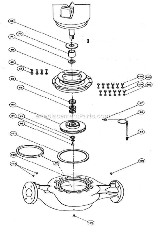 Armstrong 4380 Old Style Motor Mounted Pump Page A Diagram