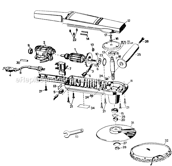 Black and Decker 24631 Type 2 Sander / Polisher Page A Diagram