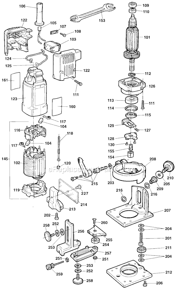 Black and Decker 3270 Type 1 Trimmer Page A Diagram