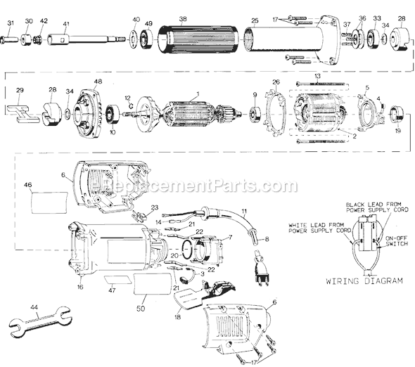 Black and Decker 4287 Parts List and Diagram - Type 101 ...