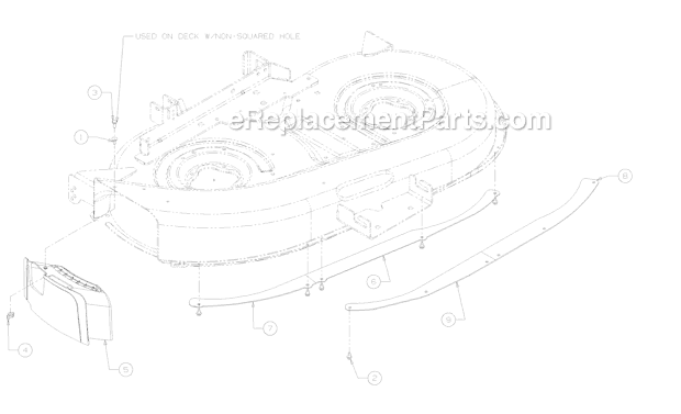 Troy-Bilt OEM-190-116 Mulch Kit Page A Diagram