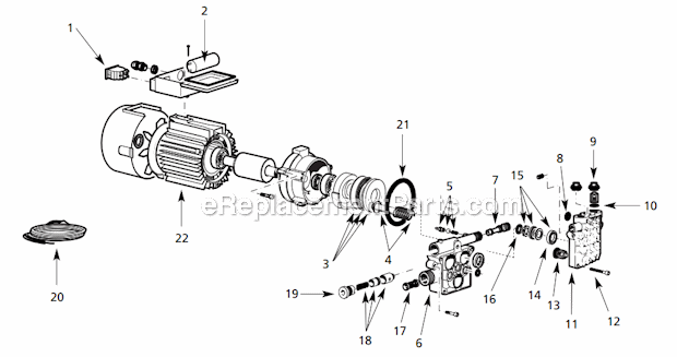 Campbell Hausfeld PW167600AV Pressure Washer Page A Diagram