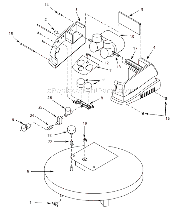 Campbell Hausfeld FP2021 (2001) Portable Air Compressor Page A Diagram