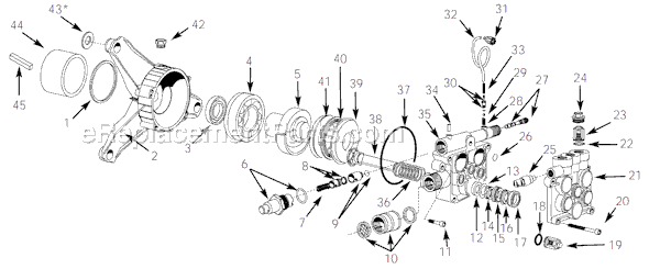 Campbell Hausfeld PM239000SJ Pressure Washer Pump Page A Diagram