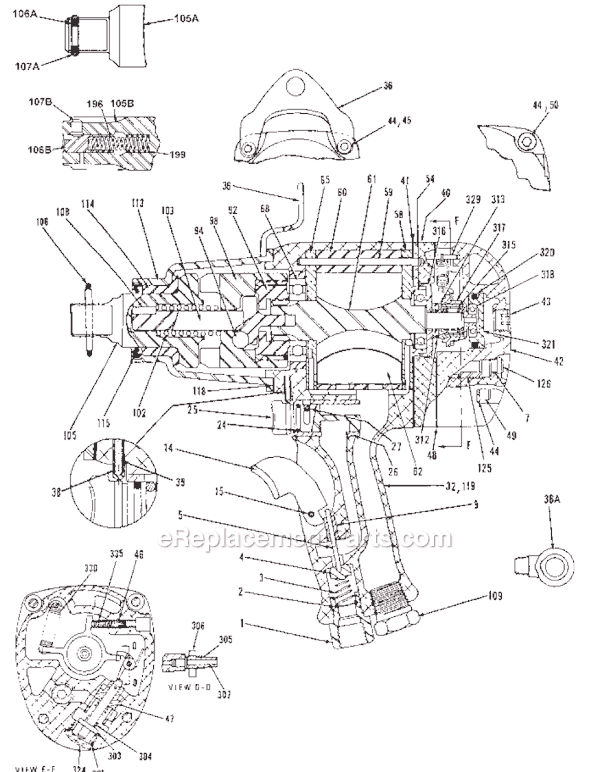 Chicago Pneumatic Cp6060 Tesab Parts List And Diagram