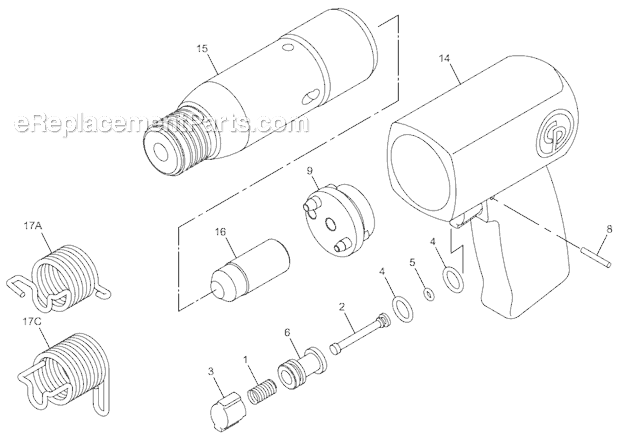 Chicago Pneumatic CP7111H (8941071111) Hammer Page A Diagram