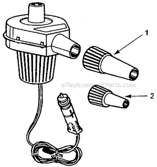 Coleman 2212A718P Inflate-All Page A Diagram