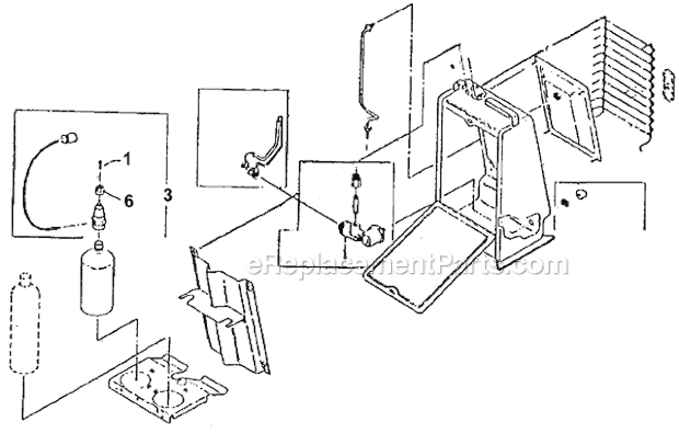 Coleman 5445-708 BTU Catalytic Heater Page A Diagram