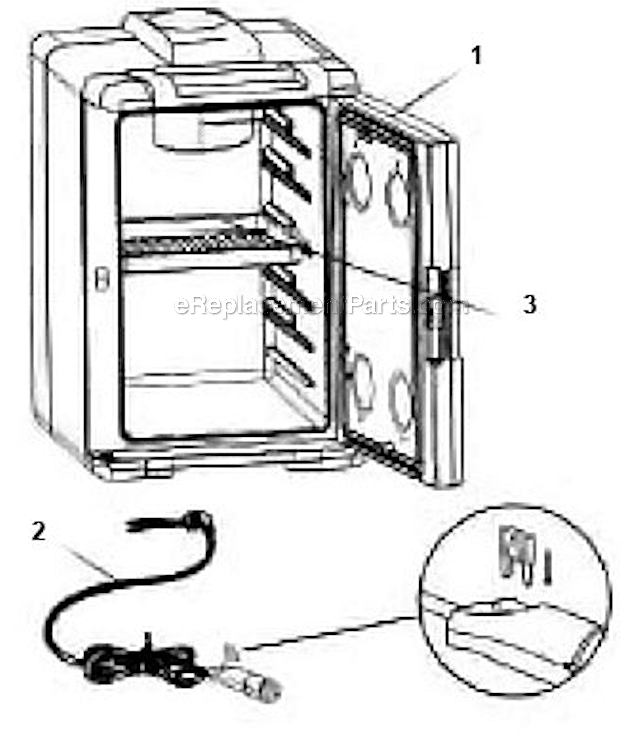 Coleman 5644-760 Thermoelectric Cooler Page A Diagram