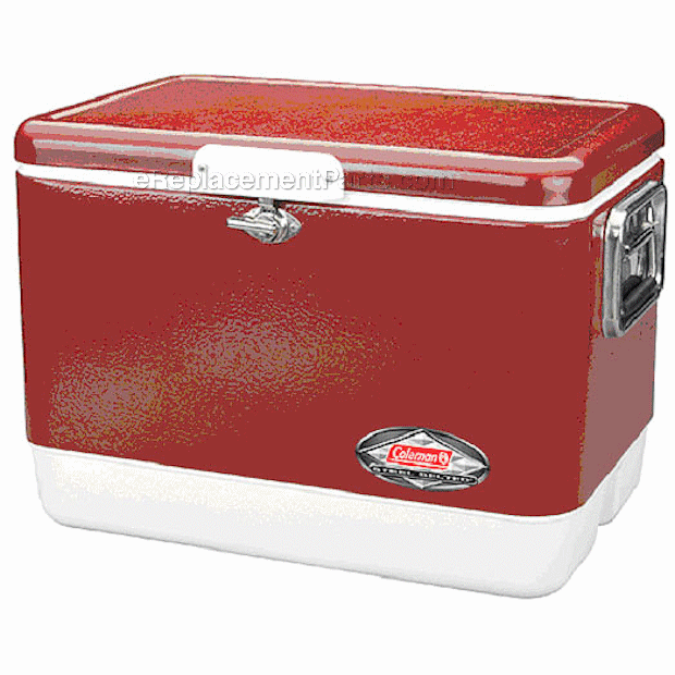 Coleman 6154B703 54 Quart Steel Belted Cooler - Red Page A Diagram