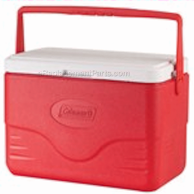 Coleman 6278-703G 28 Quart Personal/Beverage Cooler - Red Page A Diagram