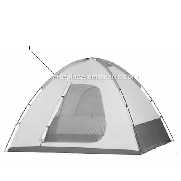 Coleman 9265C705 ULTRALIGHT-II - 7' X 5' Page A Diagram