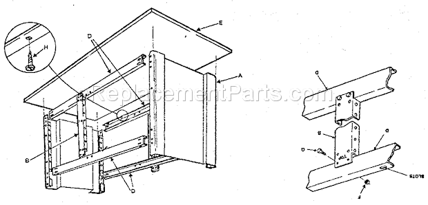Craftsman 10269 Workbench Unit Diagram