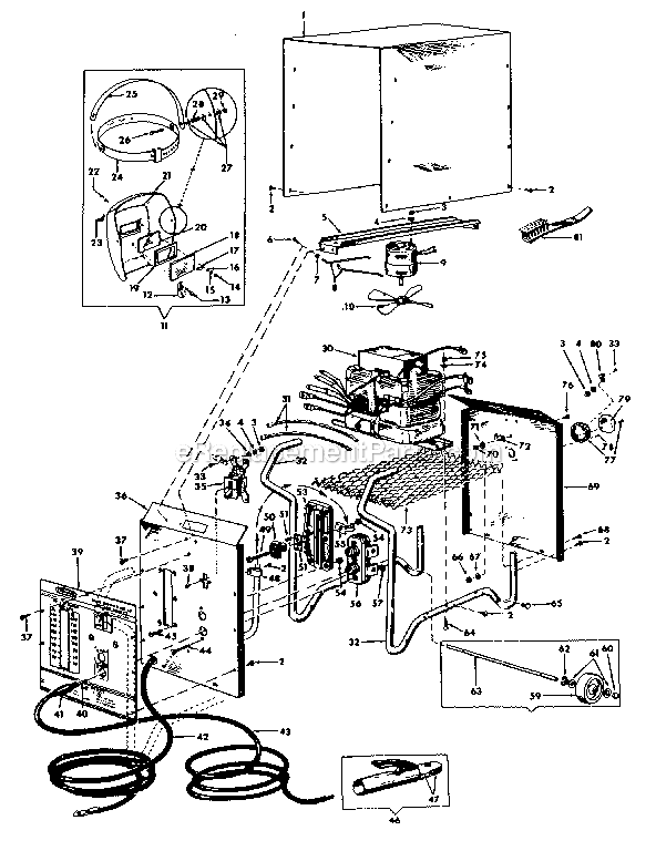 Craftsman 11320126 A.C Arc Welder Page A Diagram