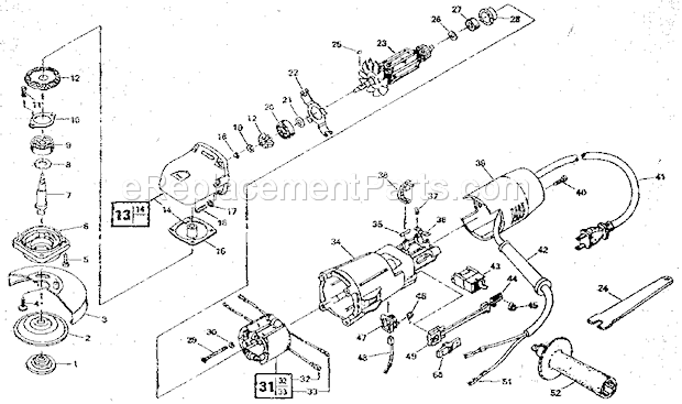 Craftsman 135277090 Disc Sander Grinder Unit Parts Diagram