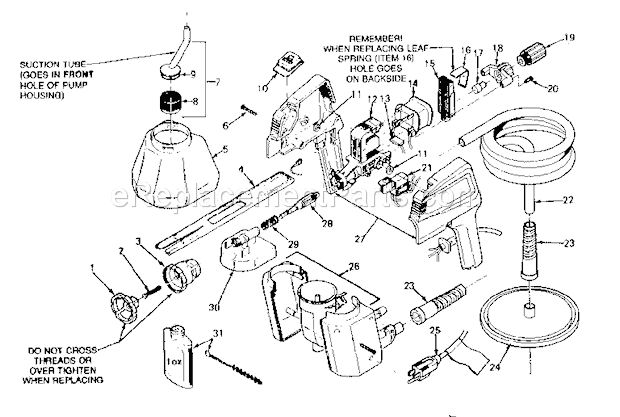Craftsman 16515551 Airless Paint Sprayer Kit Page A Diagram