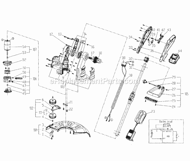 Craftsman 172718160 Trimmer Page A Diagram