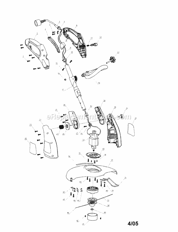 Craftsman 17274533 Trimmer Page A Diagram
