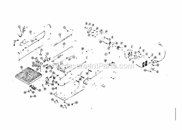 Craftsman 24700 Motorized Scroll Saw Unit Parts Diagram
