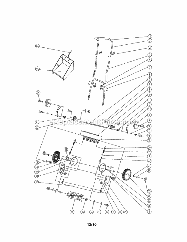 Craftsman 24737660 Lawn Mower Page A Diagram