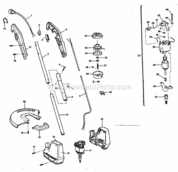 Craftsman 257796010 Trimmer Page A Diagram
