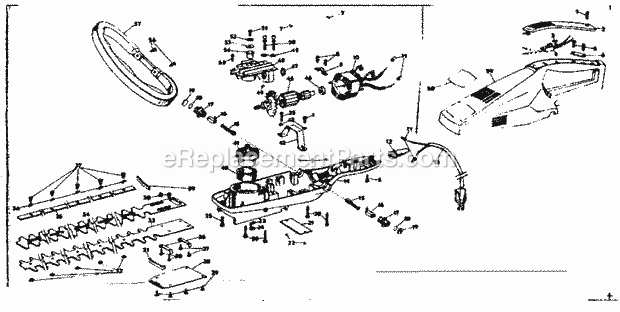 Craftsman 31518050 Hedge Trimmer Page A Diagram