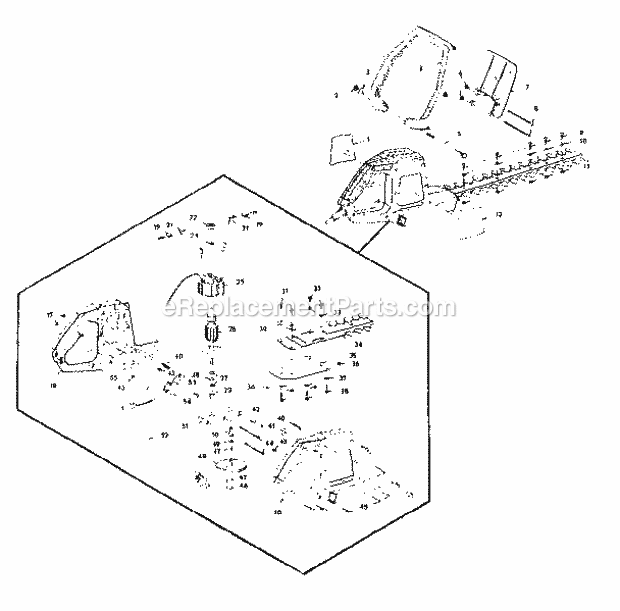 Craftsman 31581570 Hedge Trimmer Page A Diagram
