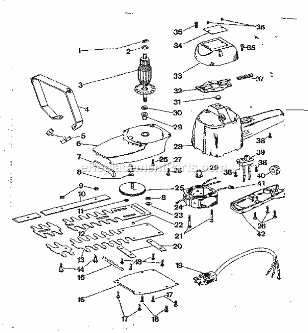 Craftsman 31585741 Hedge Trimmer Page A Diagram