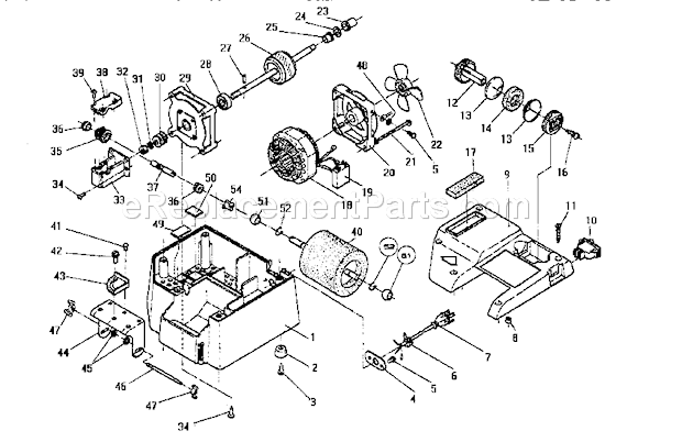 Craftsman 319669921 Wet Wheel Sharpener Unit Parts Diagram