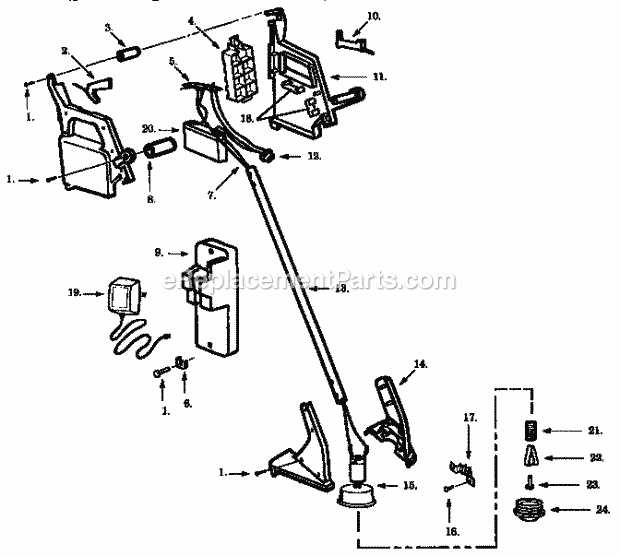 Craftsman 358783520 Trimmer Page A Diagram