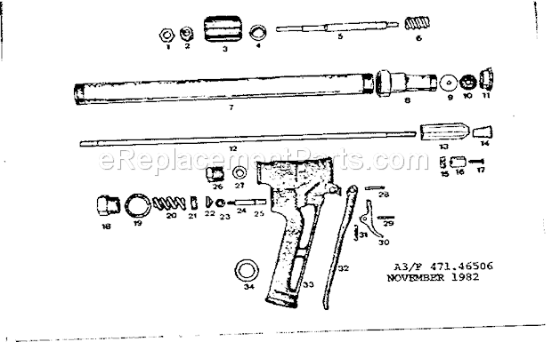 Craftsman 47146506 Hand Gun Page A Diagram