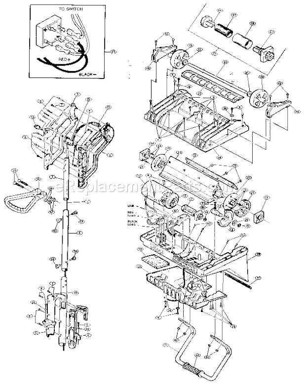 Craftsman 536882020 Electric Snow Shovel Replacement Parts Diagram