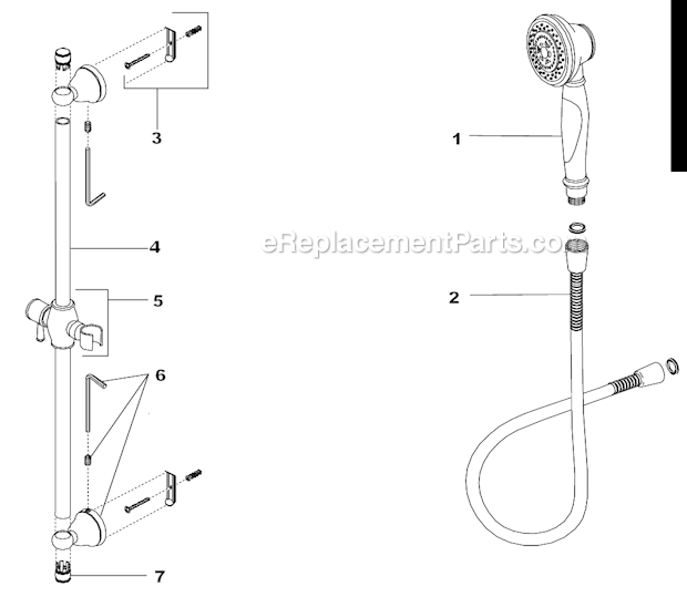 Delta 57021 Shower Faucet Page A Diagram