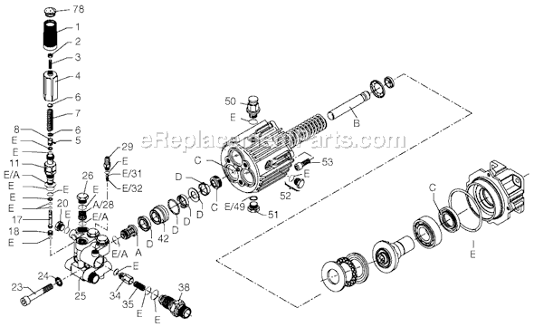DeVilbiss D2750H Type 0 Industrial Gas Pressure Washer Page A Diagram