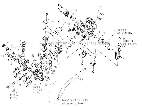 DeVilbiss PWH2500 Type 0 Gas Pressure Washer Page A Diagram