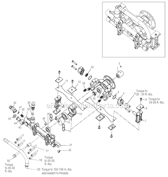 DeVilbiss S2000 Type 0 Gas Pressure Washer Page A Diagram