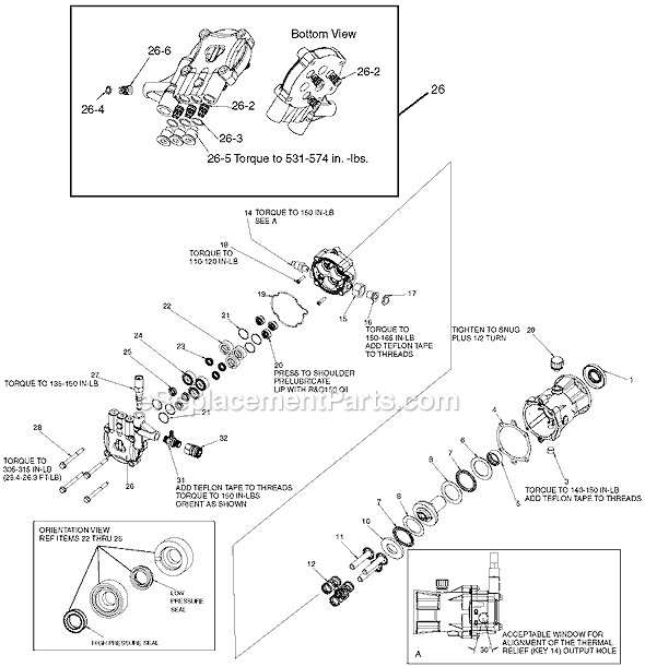 DeVilbiss WGCH2225 Type 2 Industrial Gas Pressure Washer Page A Diagram