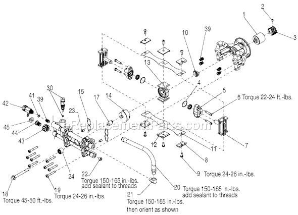 DeVilbiss / Excell XR2600 Type 1 Gas Pressure Washer Page A Diagram