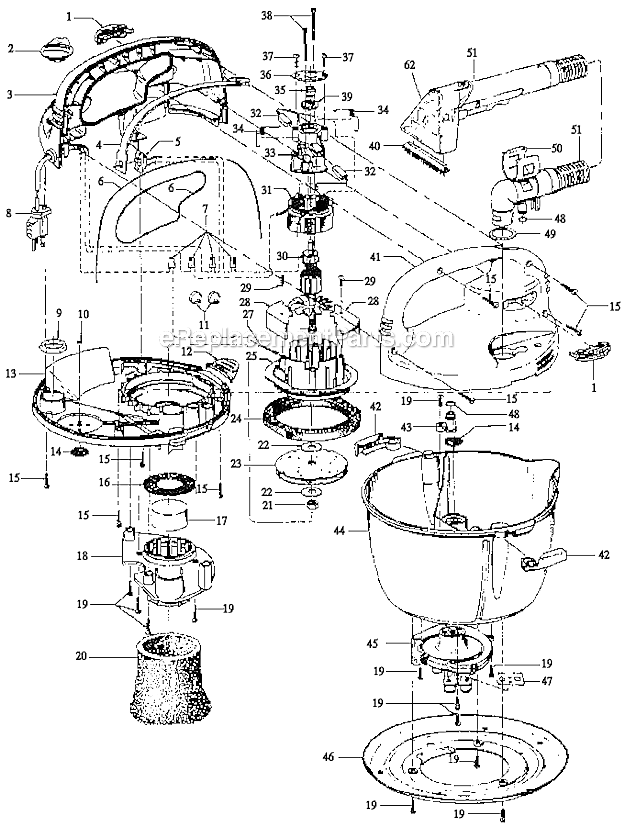 Hoover F5411-060 Steam Vac Jr Page A Diagram