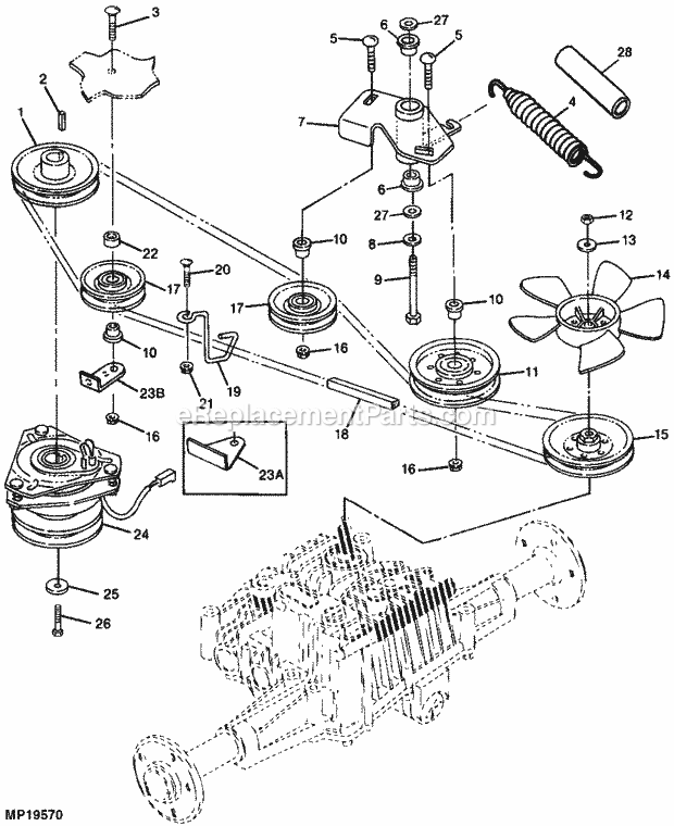 John Deere S1400 Parts Manual