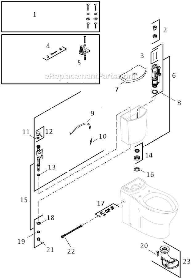 Kohler K-3723 Persuade Curv Comfort Height Two-Piece Elongated Toilet Page A Diagram
