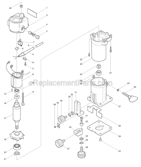 Makita 3700B Trimmer Page A Diagram