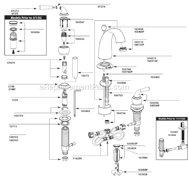 Moen T4572CP Bathroom Faucet Page A Diagram