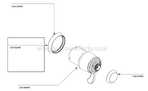 Moen TS3600PW Tub and Shower Faucet Page A Diagram